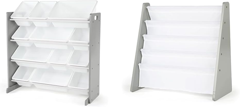Kids Bookshelf and Toy Organizer
