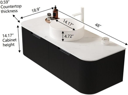 Floating Bathroom Vanity with Sink