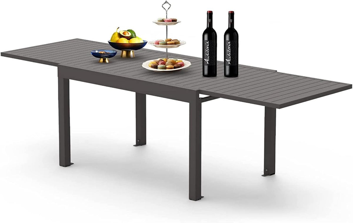 Extendable Adjustable Outdoor Dining Table