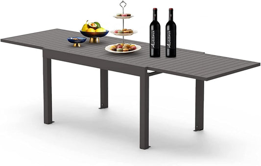Extendable Adjustable Outdoor Dining Table