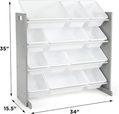 Kids Bookshelf and Toy Organizer