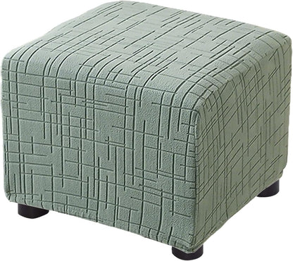 Stretch Ottoman Cover with Non-Slip Fit