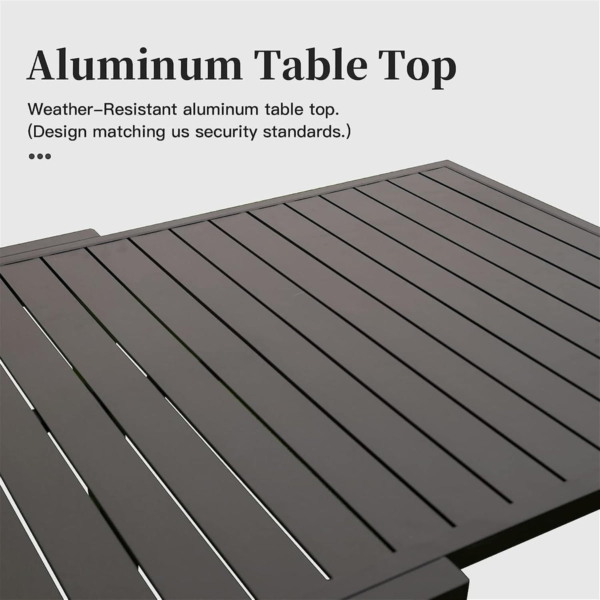 Extendable Adjustable Outdoor Dining Table