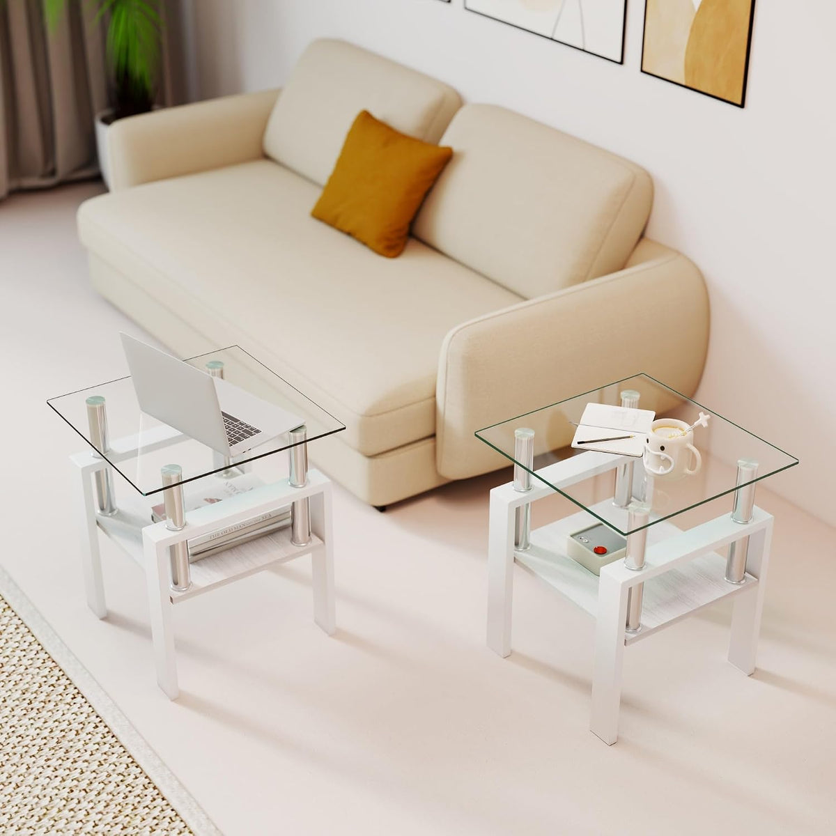 2-Layer Modern Living Room Table