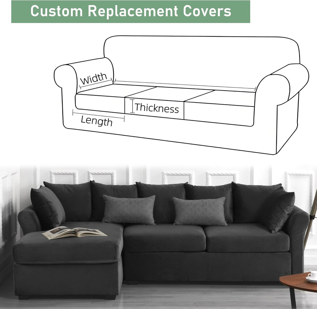 Stretch Sofa Cover Non-Slip Furniture Protector