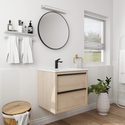 24-Inch Wall-Mounted Bathroom Vanity