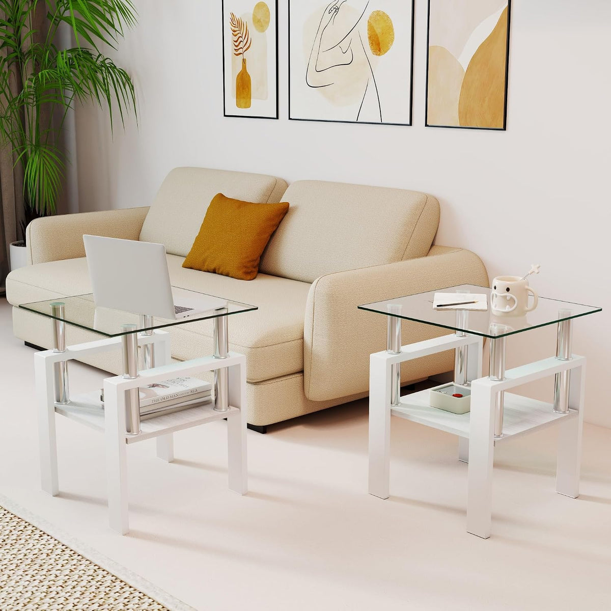 2-Layer Modern Living Room Table