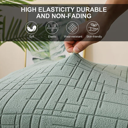 Stretch Ottoman Cover with Non-Slip Fit