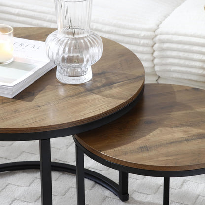 3-Piece Industrial Coffee Table Set