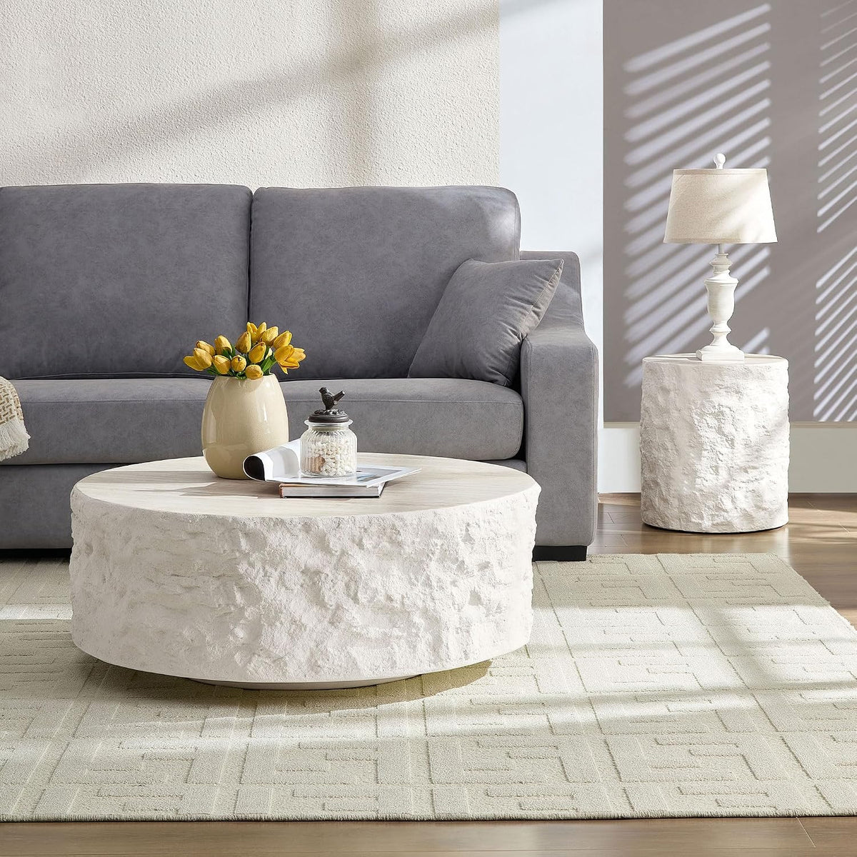 Modern Round Nesting Coffee Tables