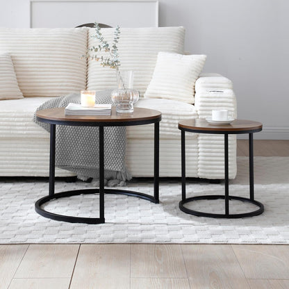 3-Piece Industrial Coffee Table Set