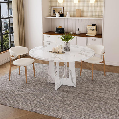 Farmhouse Marble Dining Table